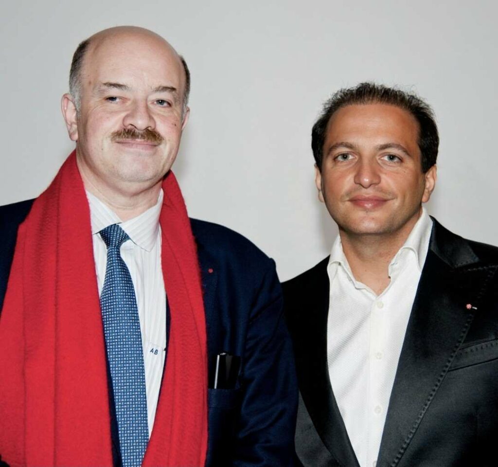 Rodolphe Oppenheimer avec Monsieur Alain Bauer