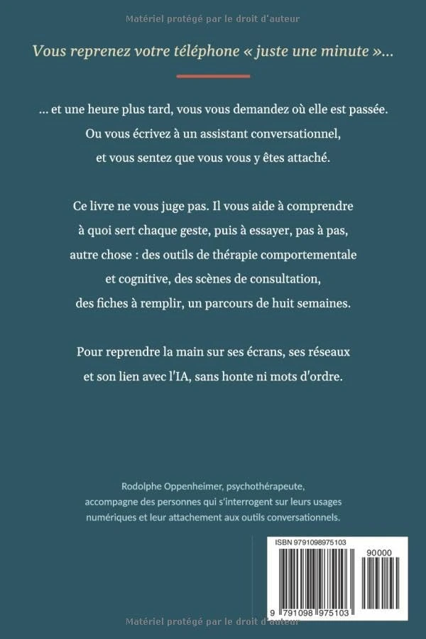 Quatrième de couverture de « Accros aux écrans et réseaux : dites-vous ! »